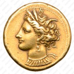 статер (stater) 310-270 до н. э. Карфаген - Аверс