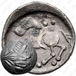 тетрадрахма (tetradrachma) 200-100 до н. э. Кельты на Дунае