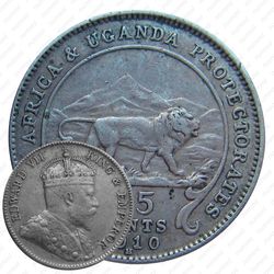 25 центов 1910 [Восточная Африка]