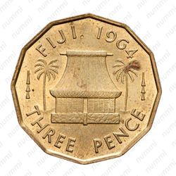 3 пенса 1964 [Австралия] - Реверс