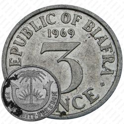 3 пенса 1969 [Нигер]