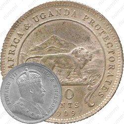 50 центов 1909 [Восточная Африка]