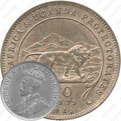 50 центов 1911 [Восточная Африка]