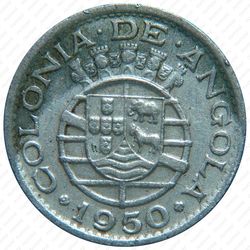 50 сентаво 1950, 300 лет революции 1648 года [Ангола] - Аверс