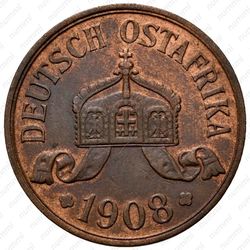 5 геллеров 1908 [Восточная Африка] - Аверс