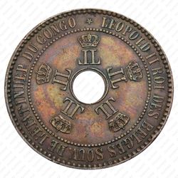 5 сантимов 1888 [Демократическая Республика Конго] - Аверс