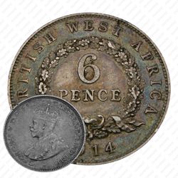 6 пенсов 1914 [Британская Западная Африка]