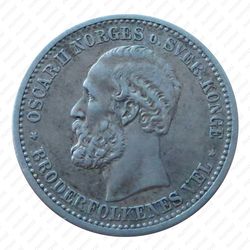 1 крона 1885 [Норвегия] - Аверс