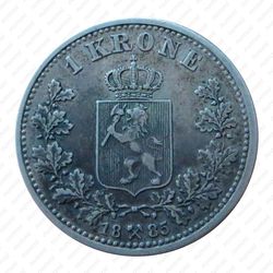 1 крона 1885 [Норвегия] - Реверс