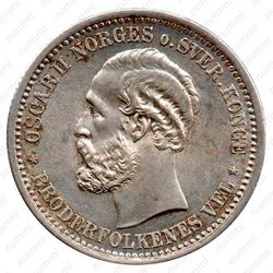 1 крона 1888 [Норвегия] - Аверс