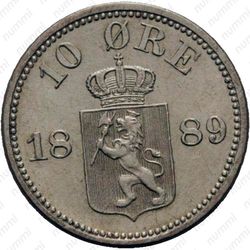 10 эре 1889 [Норвегия] - Реверс