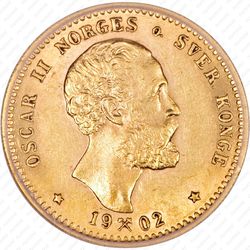 10 крон 1902 [Норвегия] - Аверс