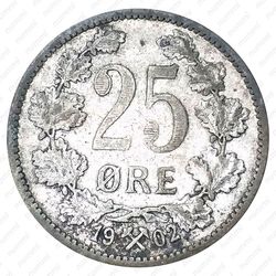 25 эре 1902 [Норвегия] - Реверс