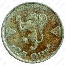 25 эре 1911 [Норвегия] - Реверс