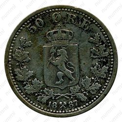 50 эре 1887 [Норвегия] - Реверс