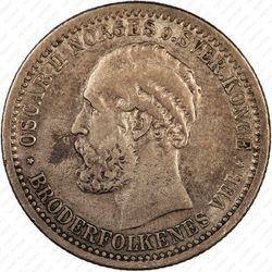 50 эре 1888 [Норвегия] - Аверс