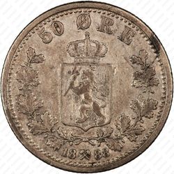 50 эре 1888 [Норвегия] - Реверс