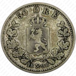 50 эре 1898 [Норвегия] - Реверс