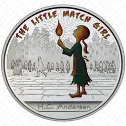 1 доллар 2010, девочка [Фиджи] Proof - Реверс