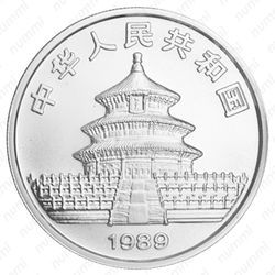 10 юань 1989, Панда [Китай] - Аверс