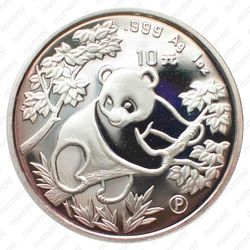 10 юань 1992, Панда [Китай] - Реверс