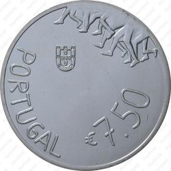 7,5 евро 2018, Роза Мота [Португалия] - Аверс