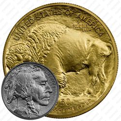 50 долларов 2017, Американский буффало (бизон) (American Buffalo) [США]