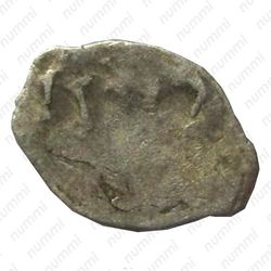 денга совместного правления Ивана и Петра с именем Петра 1682-1696, всадник вправо - Аверс