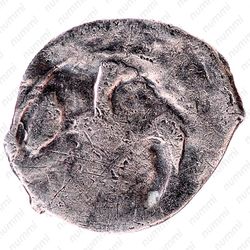 полушка Федора Ивановича 1584-1598, птица вправо/русская легенда [Псков] - Аверс