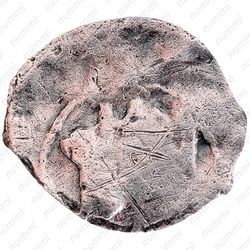 полушка Федора Ивановича 1584-1598, птица вправо/русская легенда [Псков] - Реверс