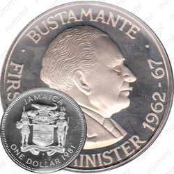 1 доллар 1980-1989 [Ямайка]