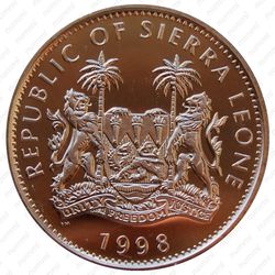 1 доллар 1998, Диана - Народная принцесса [Сьерра-Леоне] - Аверс