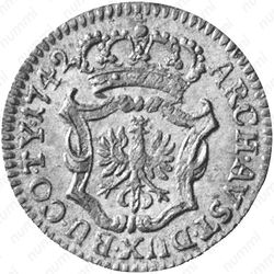 1 крейцер 1742-1743 [Австрия] - Реверс