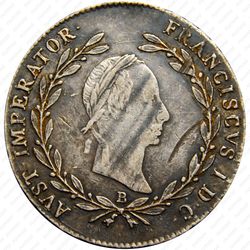 20 крейцеров 1829-1830 [Австрия] - Аверс