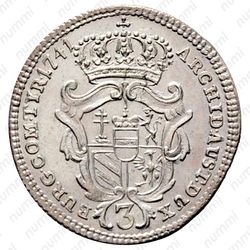 3 крейцера 1741 [Австрия] - Реверс