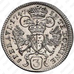 3 крейцера 1747-1750 [Австрия] - Реверс