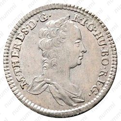 3 крейцера 1751-1765, Мария Терезия - Орел с гербом Австрии [Австрия] - Аверс