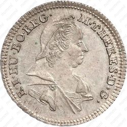 3 крейцера 1765-1780 [Австрия] - Аверс