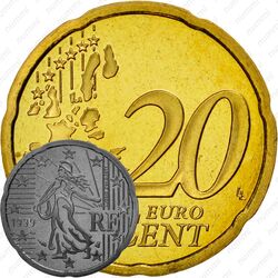 20 евроцентов 1999-2006 [Франция]