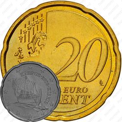 20 евроцентов 2008-2019 [Кипр]