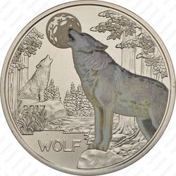 3 евро 2017, Волк [Австрия] - Аверс