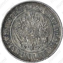 1 марка 1892, L - Аверс