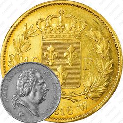 40 франков 1816-1824 [Франция]