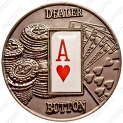 1 доллар 2008, Карты - Туз пик [Австралия] - Реверс