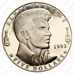 10 долларов 1993, Элвис Пресли [Австралия] - Реверс