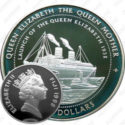 10 долларов 1998, Спуск на воду корабля «Куин Элизабет» 1938 г. [Австралия]