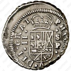 2 реала 1701-1708 [Испания] - Аверс