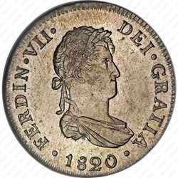 2 реала 1811-1826 [Перу] - Аверс