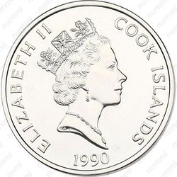 50 долларов 1990, 500 лет открытию Америки - Сэр Фрэнсис Дрейк [Австралия] - Аверс