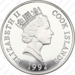 50 долларов 1992, Вымирающие виды - Бабочка вице-король [Австралия] - Аверс